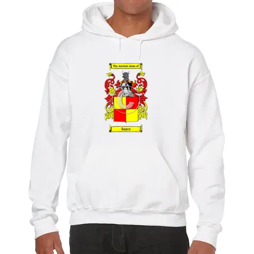 Sayce Unisex Coat of Arms Hooded Sweatshirt