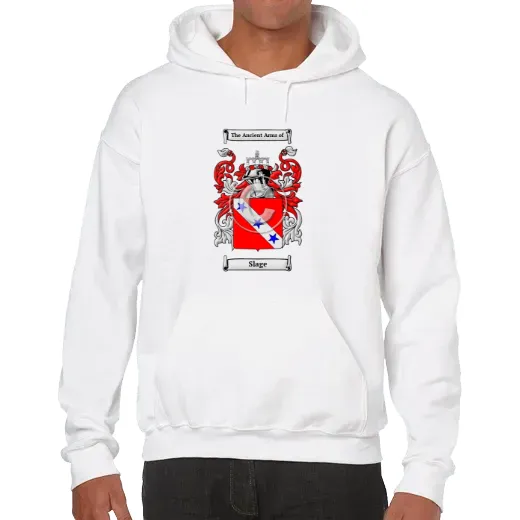 Slage Unisex Coat of Arms Hooded Sweatshirt