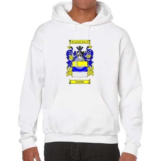 Traveler Unisex Coat of Arms Hooded Sweatshirt