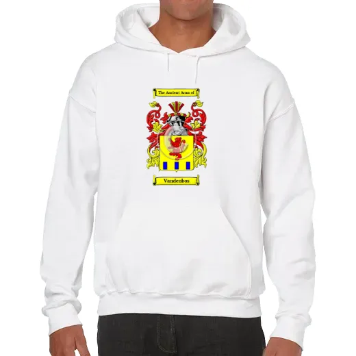 Vandenbos Unisex Coat of Arms Hooded Sweatshirt