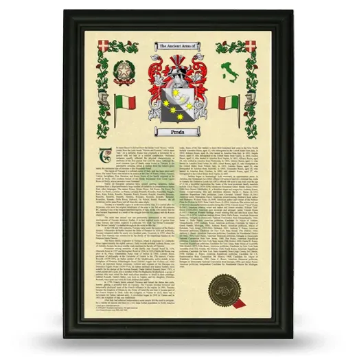 Prada Armorial History Framed - Black