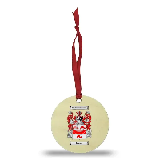 Lemon Wooden Ornament