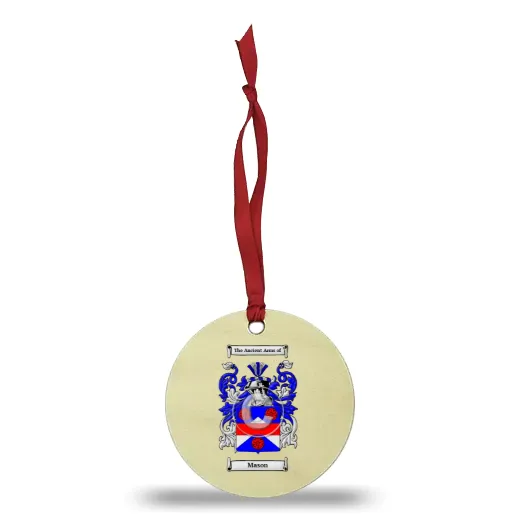 Mason Wooden Ornament