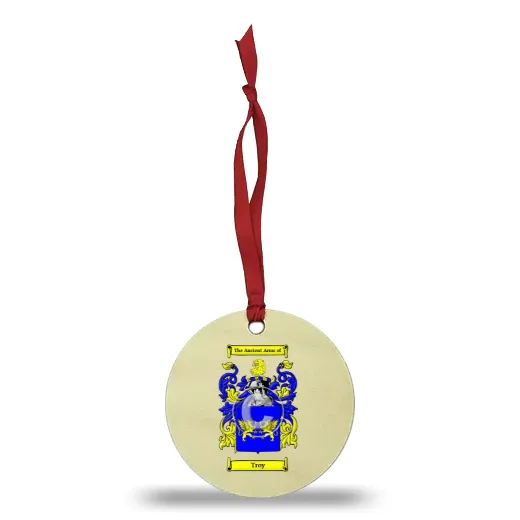 Troy Wooden Ornament