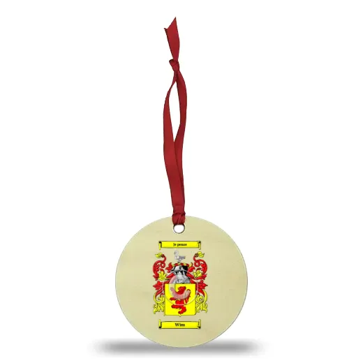 Wim Wooden Ornament