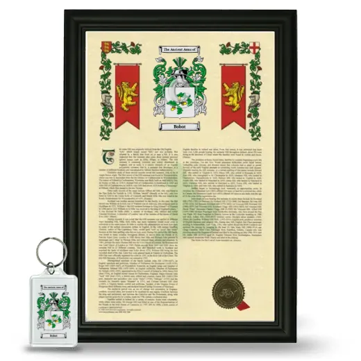 Bobot Framed Armorial History and Keychain - Black