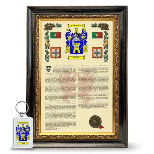 Fernan Framed Armorial History and Keychain - Heirloom