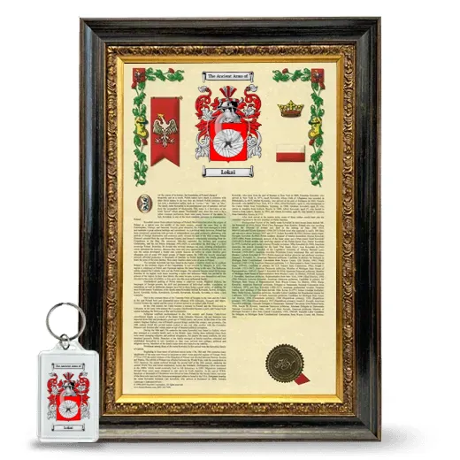 Lokai Framed Armorial History and Keychain - Heirloom