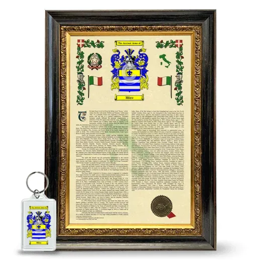 Mòro Framed Armorial History and Keychain - Heirloom