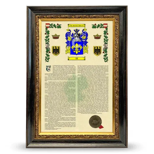 Eil Armorial History Framed - Heirloom