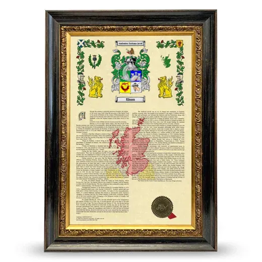 Kinan Armorial History Framed - Heirloom