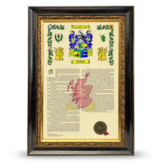MacInnis Armorial History Framed - Heirloom