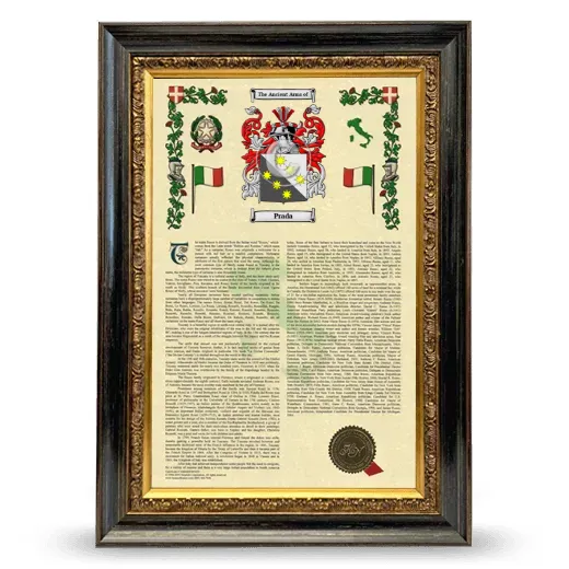 Prada Armorial History Framed - Heirloom