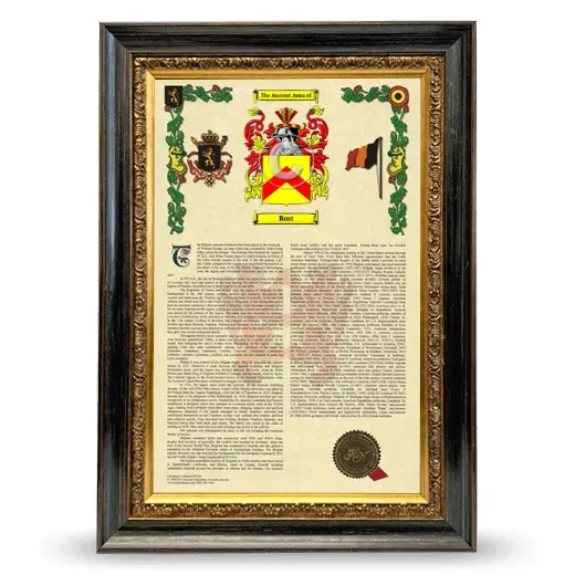 Rost Armorial History Framed - Heirloom