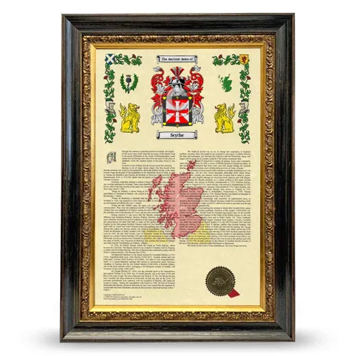 Scythe Armorial History Framed - Heirloom