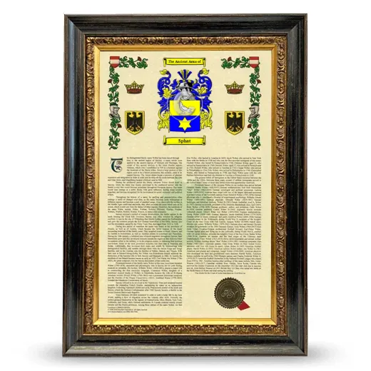 Sphat Armorial History Framed - Heirloom