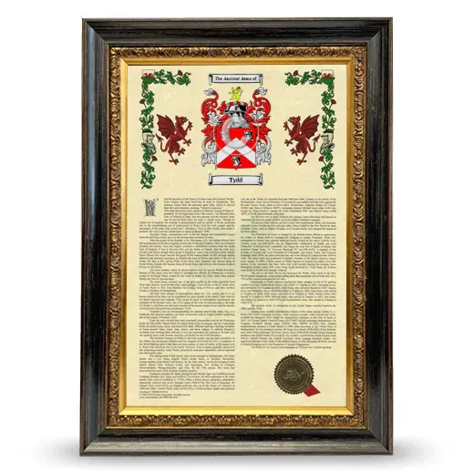 Tydd Armorial History Framed - Heirloom