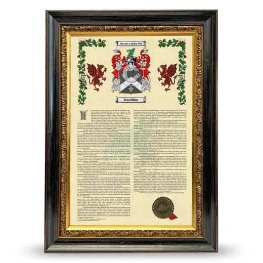 Watchkin Armorial History Framed - Heirloom
