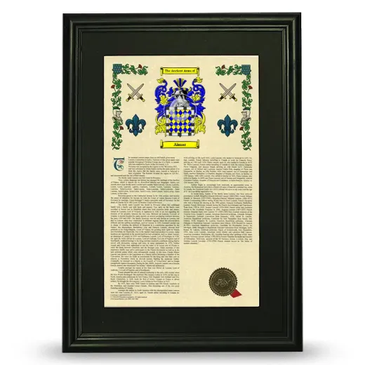 Aimar Deluxe Armorial Framed - Black