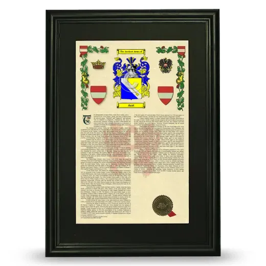 Arzt Deluxe Armorial Framed - Black