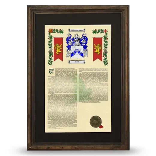 Aslan Deluxe Armorial Framed - Brown