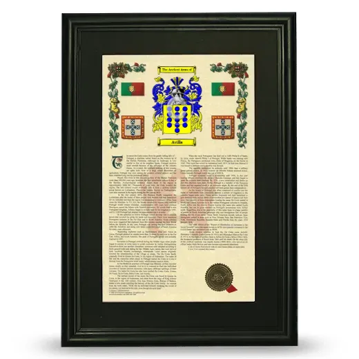 Avilla Deluxe Armorial Framed - Black