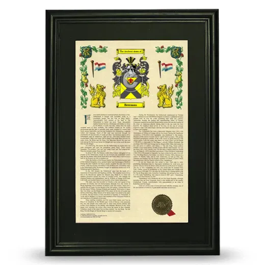 Beerman Deluxe Armorial Framed - Black