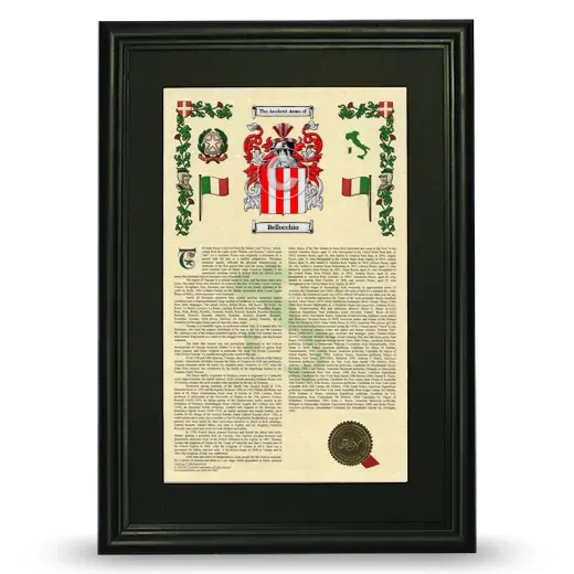 Bellocchio Deluxe Armorial Framed - Black