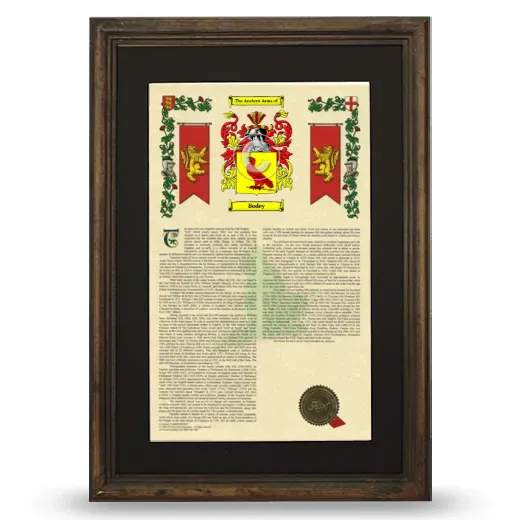 Bodey Deluxe Armorial Framed - Brown