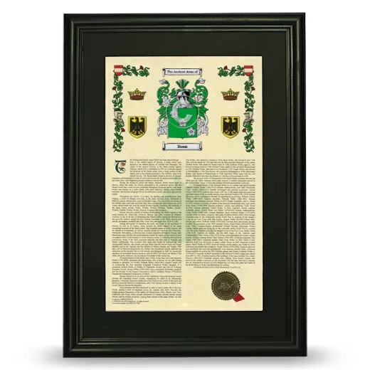Boon Deluxe Armorial Framed - Black