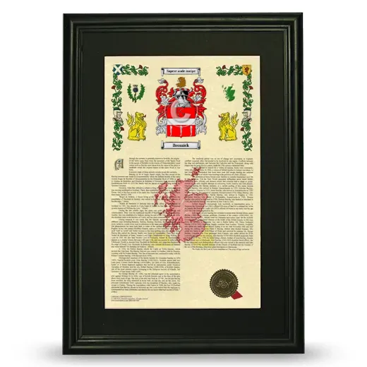 Bromick Deluxe Armorial Framed - Black