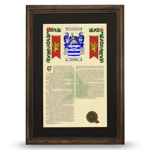 Browning Deluxe Armorial Framed - Brown