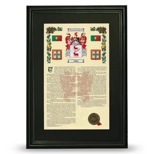 Cabra Deluxe Armorial Framed - Black