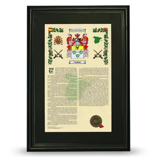 Cardone Deluxe Armorial Framed - Black