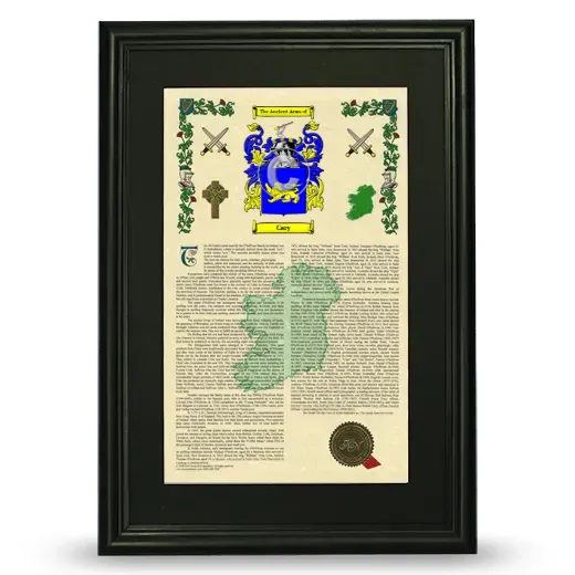 Cary Deluxe Armorial Framed - Black