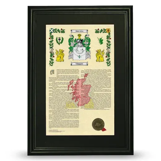 Chappes Deluxe Armorial Framed - Black