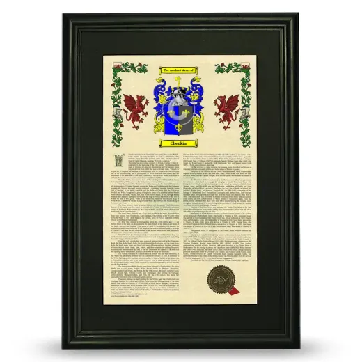 Chenkin Deluxe Armorial Framed - Black