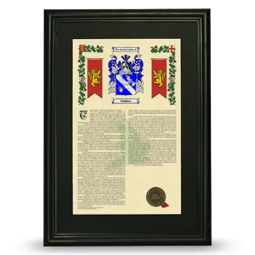 Chidsey Deluxe Armorial Framed - Black