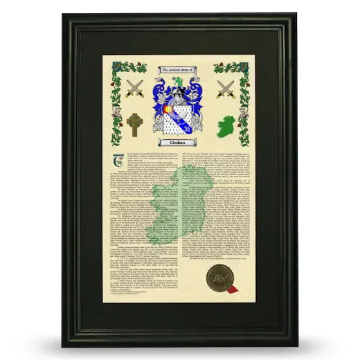 Chohan Deluxe Armorial Framed - Black