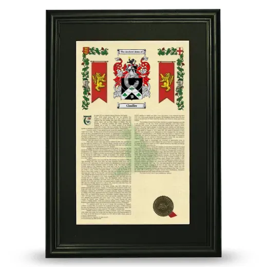Chuffer Deluxe Armorial Framed - Black