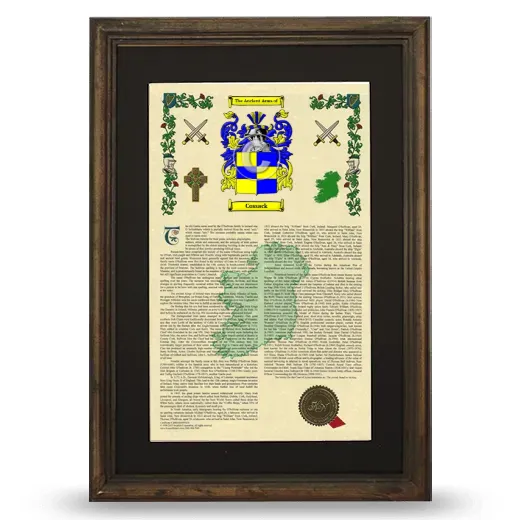 Cossack Deluxe Armorial Framed - Brown