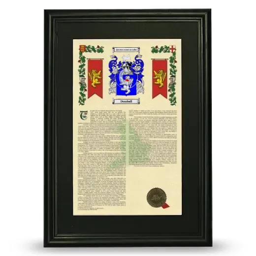 Domball Deluxe Armorial Framed - Black