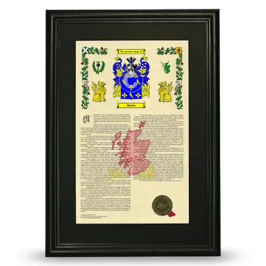 Dowie Deluxe Armorial Framed - Black