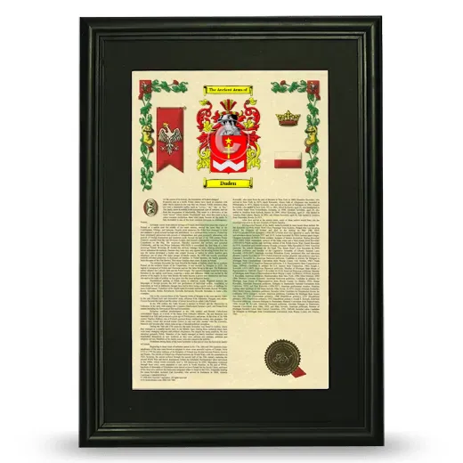 Duden Deluxe Armorial Framed - Black
