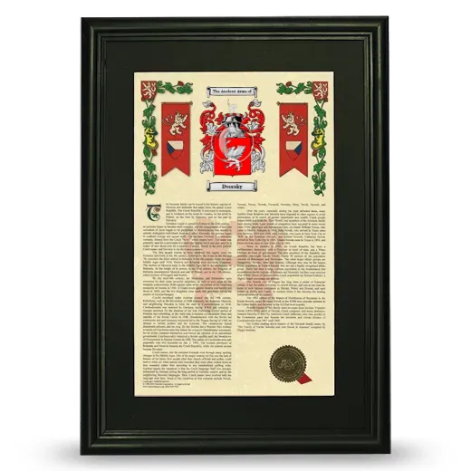 Dvorsky Deluxe Armorial Framed - Black