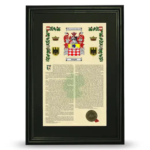 Ebright Deluxe Armorial Framed - Black