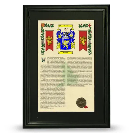 Elbord Deluxe Armorial Framed - Black