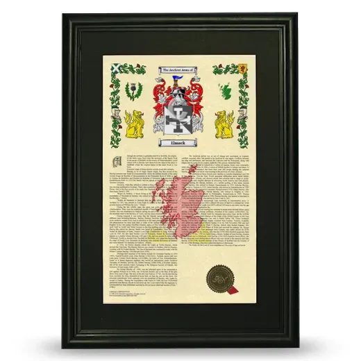 Elmack Deluxe Armorial Framed - Black