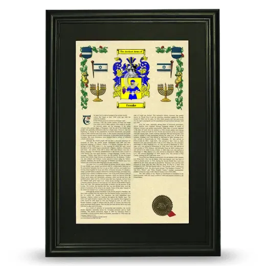 Franke Deluxe Armorial Framed - Black