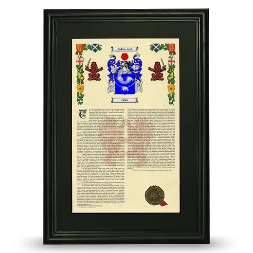 Göös Deluxe Armorial Framed - Black